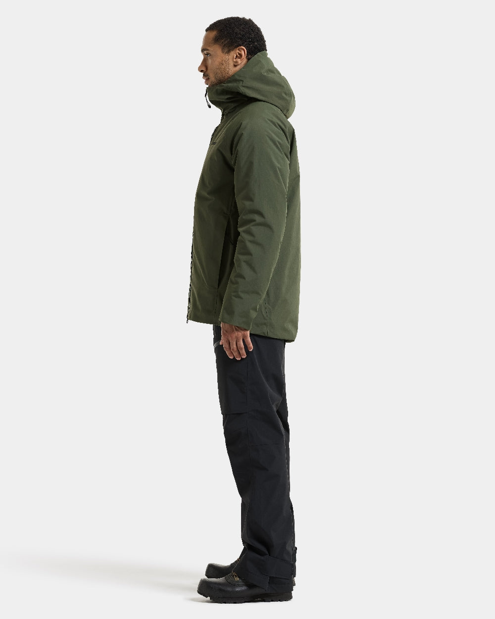 Deep Green coloured Didriksons Marvin Mens Jacket on white background 