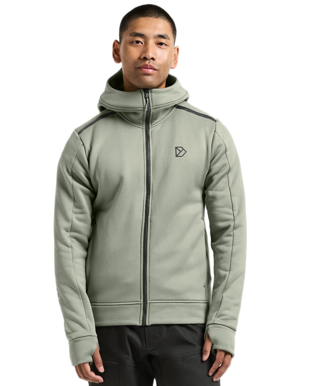 Wilted Leaf coloured Didriksons Mens Acke Full Zip Jacket on white background 