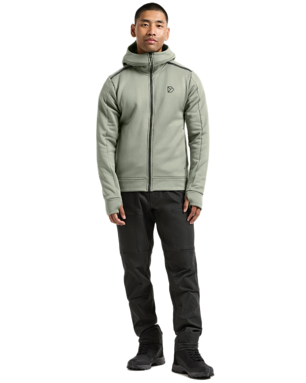 Wilted Leaf coloured Didriksons Mens Acke Full Zip Jacket on white background 