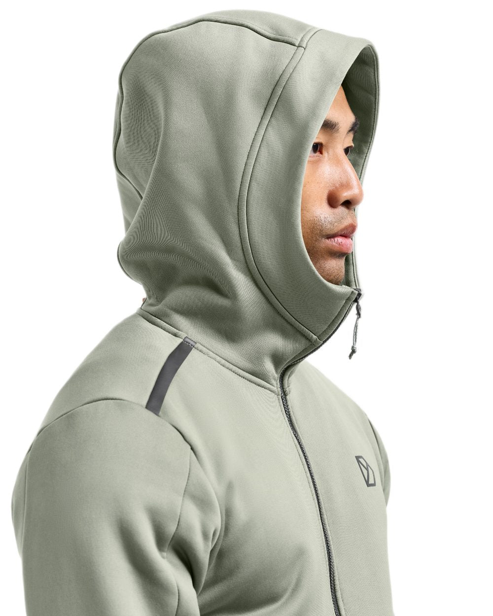 Wilted Leaf coloured Didriksons Mens Acke Full Zip Jacket on white background 