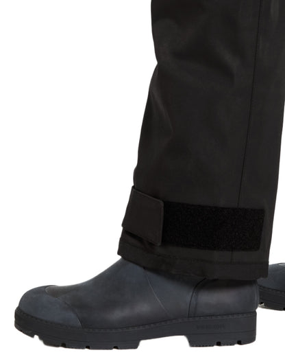 Black coloured Didriksons Mens Aegis Pants 2 on white background 