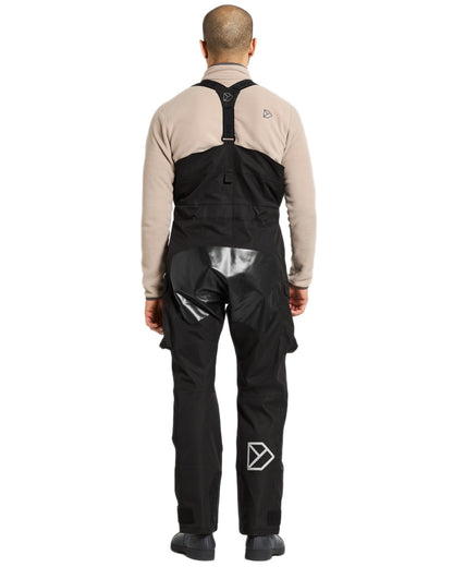 Black coloured Didriksons Mens Aegis Pants 2 on white background 