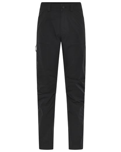 Black coloured Didriksons Mens Asher Pants on white background 