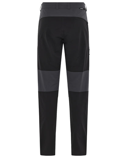 Coal Black coloured Didriksons Mens Asher Pants on white background 