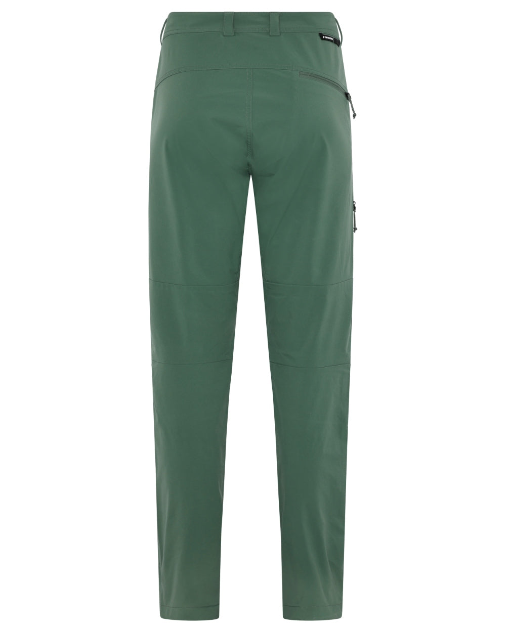 Dark Moss coloured Didriksons Mens Asher Pants on white background 