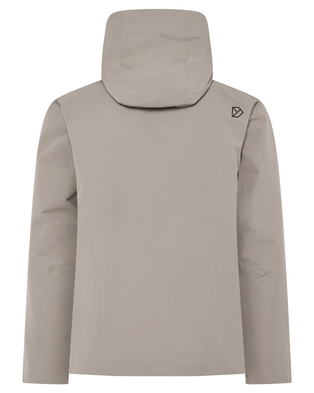 Ash Brown coloured Didriksons Mens Biak Jacket on white background 