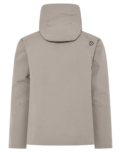 Ash Brown coloured Didriksons Mens Biak Jacket on white background 