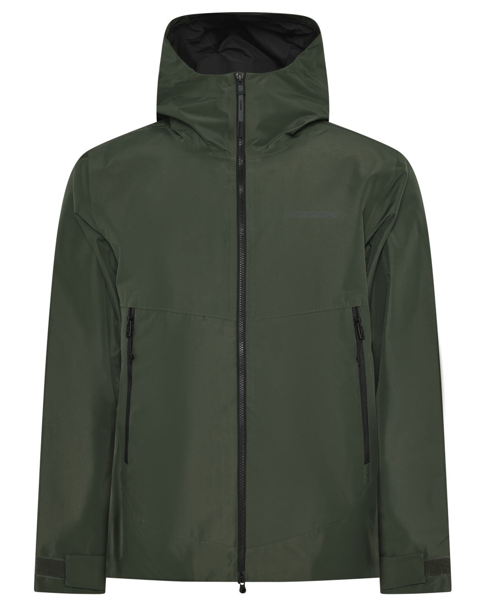 Deep Green coloured Didriksons Mens Biak Jacket on white background 