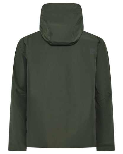 Deep Green coloured Didriksons Mens Biak Jacket on white background 