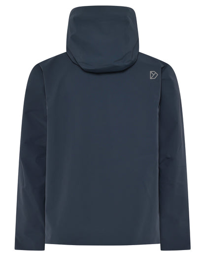 Sleepy Blue coloured Didriksons Mens Biak Jacket on white background 