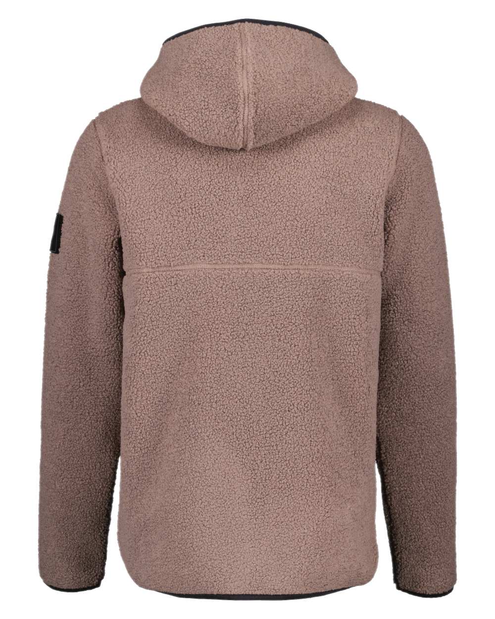 Bark coloured Didriksons Mens Bror Full Zip Fleece Jacket 3 on white background 