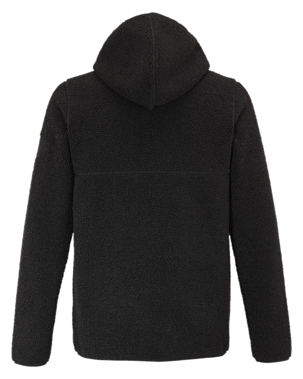 Black coloured Didriksons Mens Bror Full Zip Fleece Jacket 3 on white background 