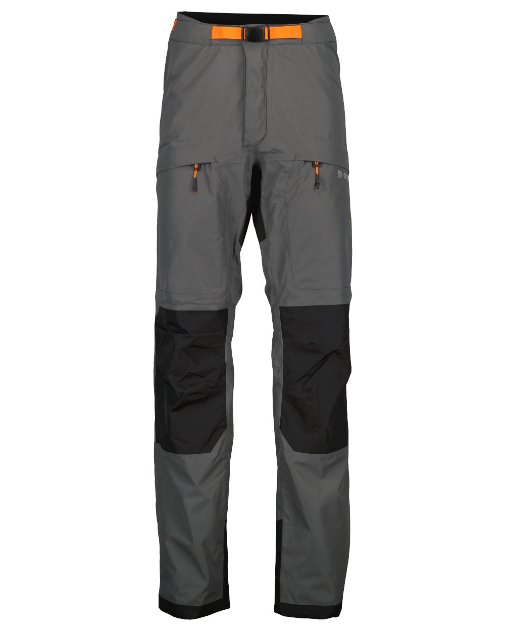 Coal Black coloured Didriksons Mens Calvus USX Pants 2 on white background 