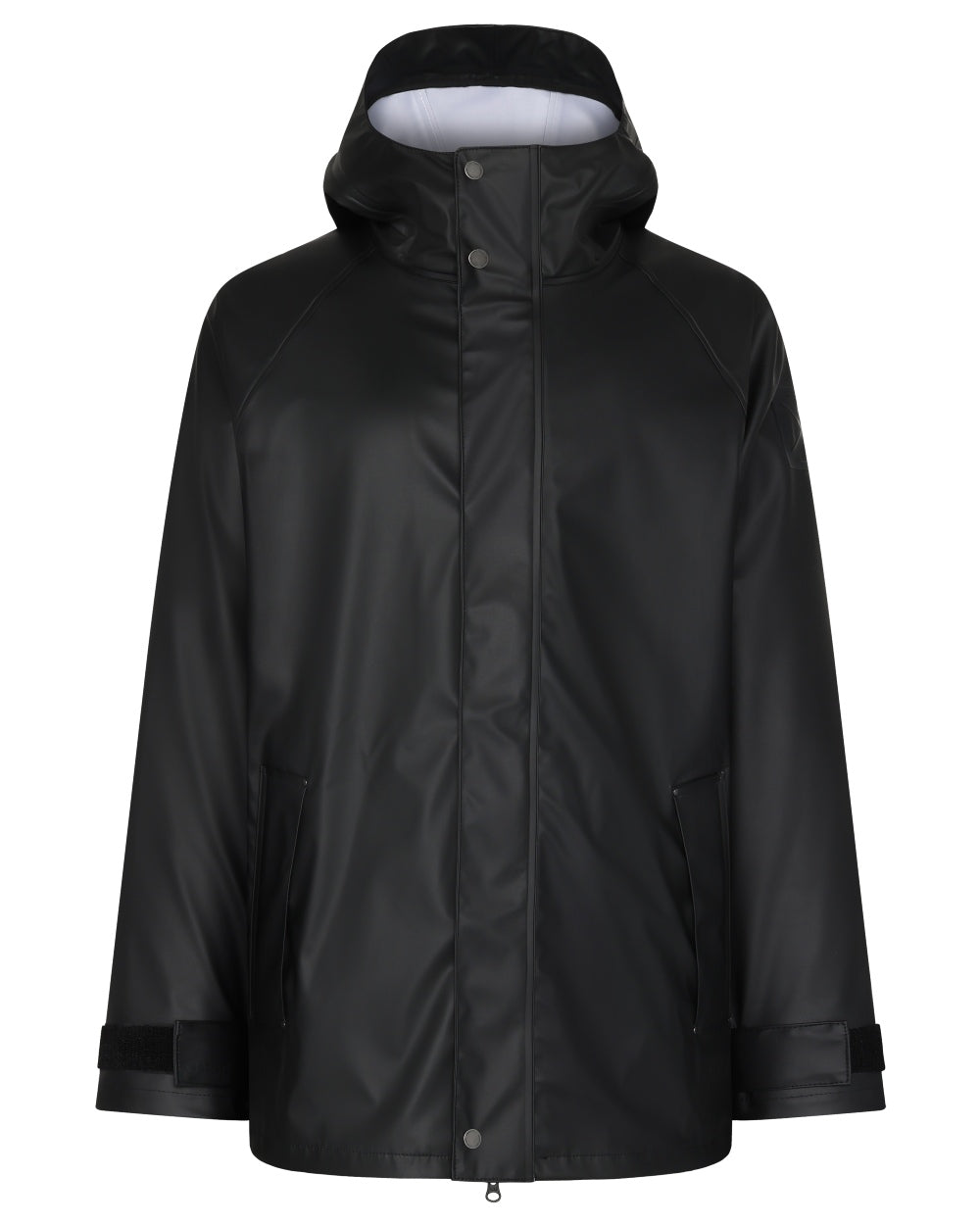 Black coloured Didriksons Mens Darwin Jacket on white background 