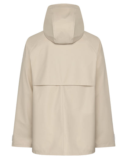 Clay Beige coloured Didriksons Mens Darwin Jacket on white background 