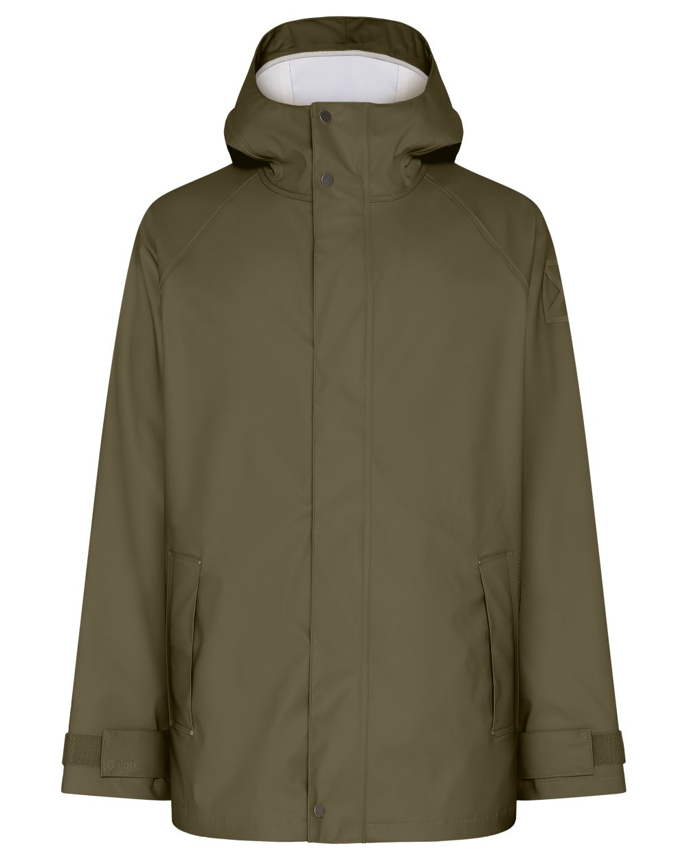 Fog Green coloured Didriksons Mens Darwin Jacket on white background 