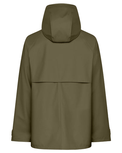 Fog Green coloured Didriksons Mens Darwin Jacket on white background 