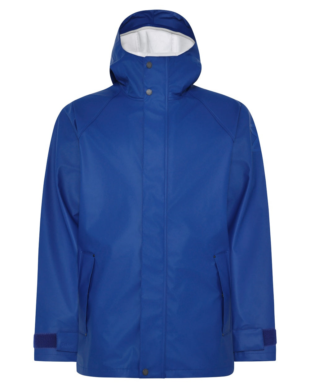 Ultramarine coloured Didriksons Mens Darwin Jacket on white background 