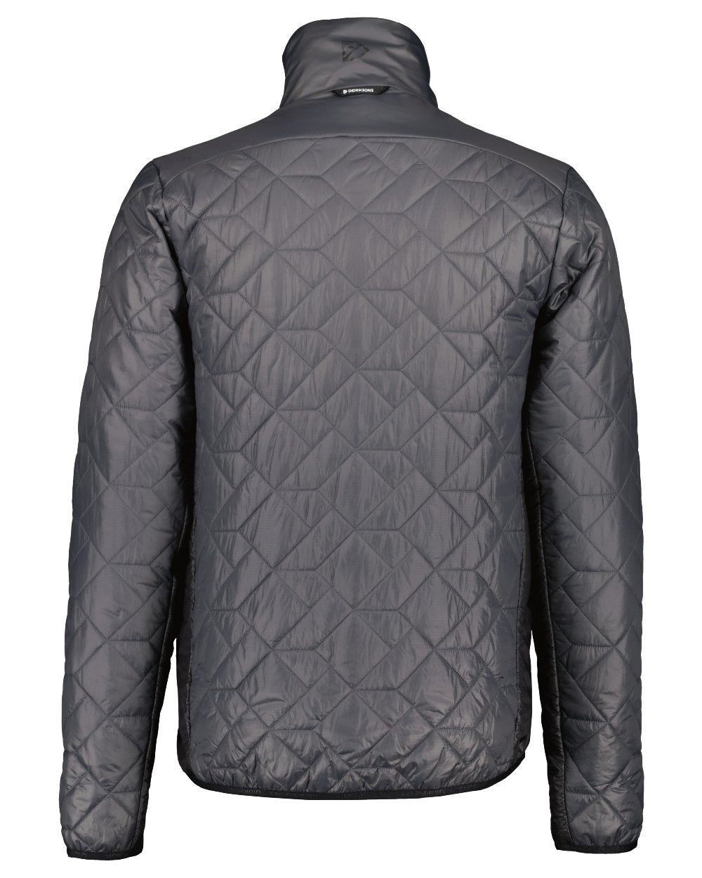 Coal Black coloured Didriksons Mens Fegen Jacket on white background 