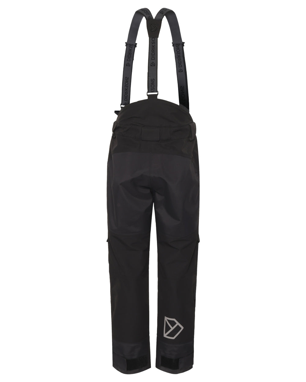 Black coloured Didriksons Mens Fractus Pants on white background 