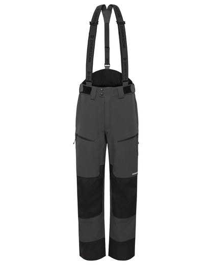 Coal Black coloured Didriksons Mens Fractus Pants on white background 