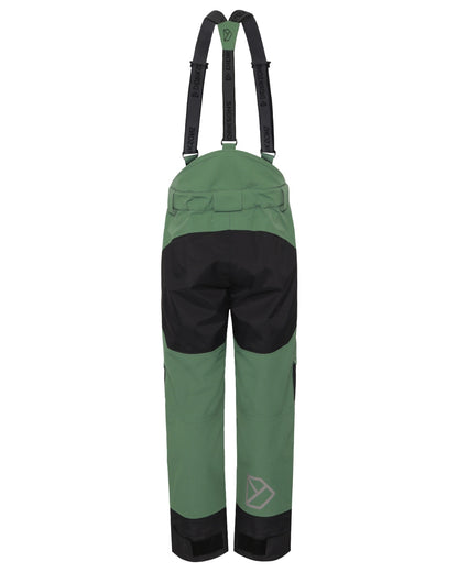 Dark Moss coloured Didriksons Mens Fractus Pants on white background 