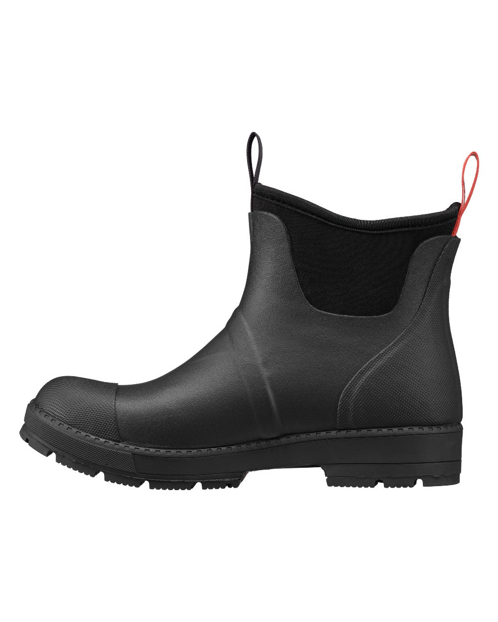 Black coloured Didriksons Mens Grinda Boots on white background 
