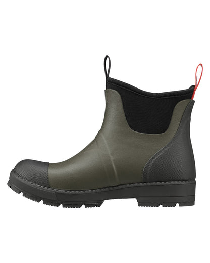 Deep Green coloured Didriksons Mens Grinda Boots on white background 