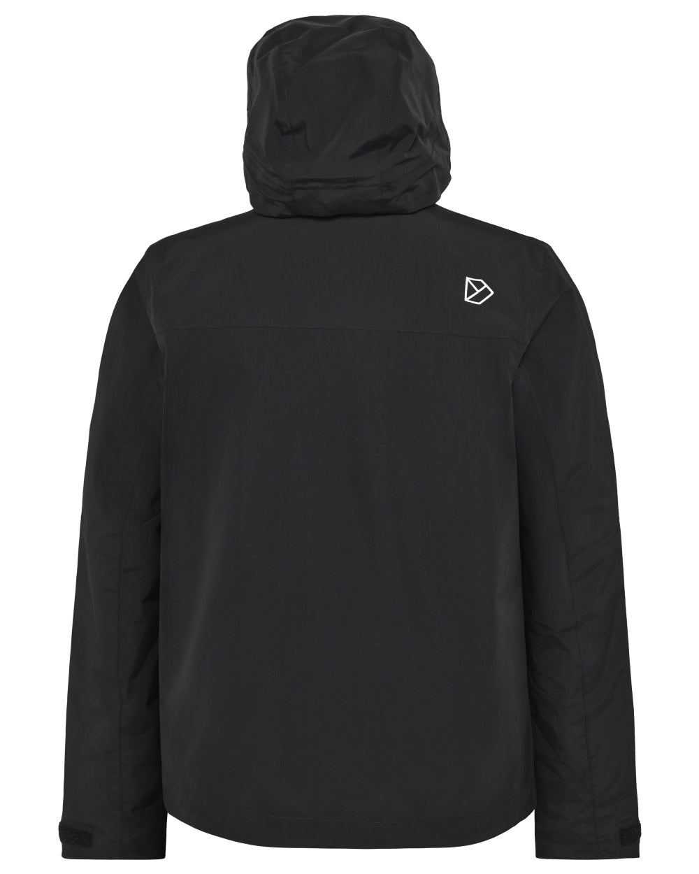 Black coloured Didriksons Mens Grit Jacket 4 on white background 