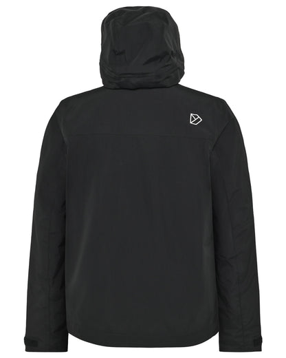 Black coloured Didriksons Mens Grit Jacket 4 on white background 