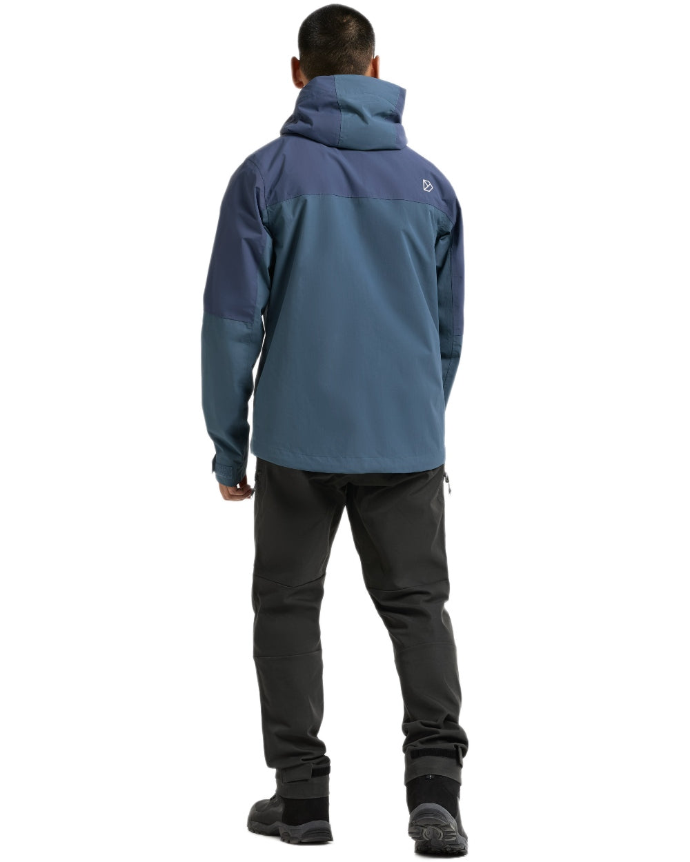 Blue Fog coloured Didriksons Mens Grit Jacket 4 on white background 