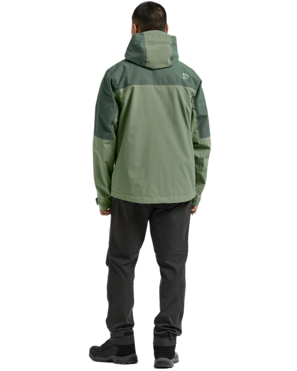 Light Moss coloured Didriksons Mens Grit Jacket 4 on white background 