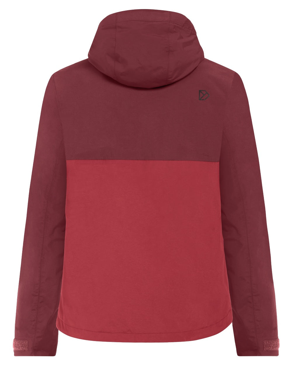 Anemon Red coloured Didriksons Mens Grit Jacket on white background 