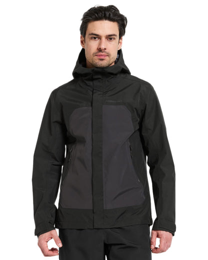 Black coloured Didriksons Mens Grit Jacket on white background 