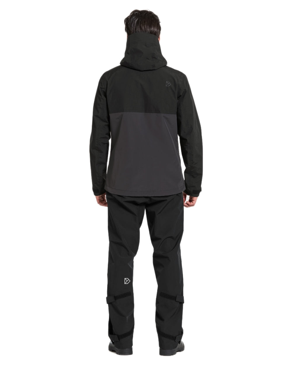 Black coloured Didriksons Mens Grit Jacket on white background 