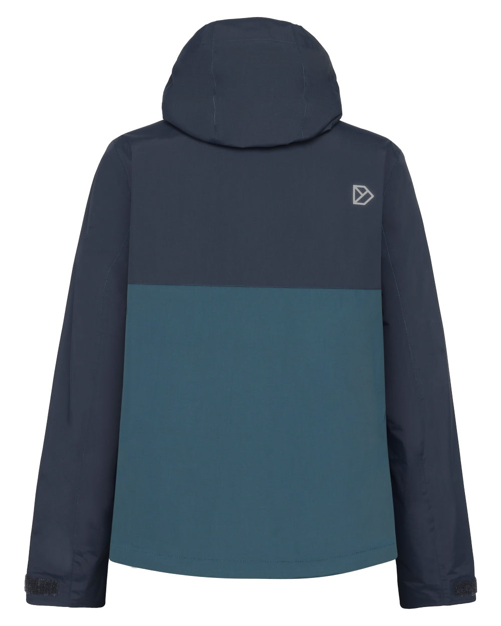 Sleepy Blue coloured Didriksons Mens Grit Jacket on white background 