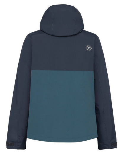 Sleepy Blue coloured Didriksons Mens Grit Jacket on white background 