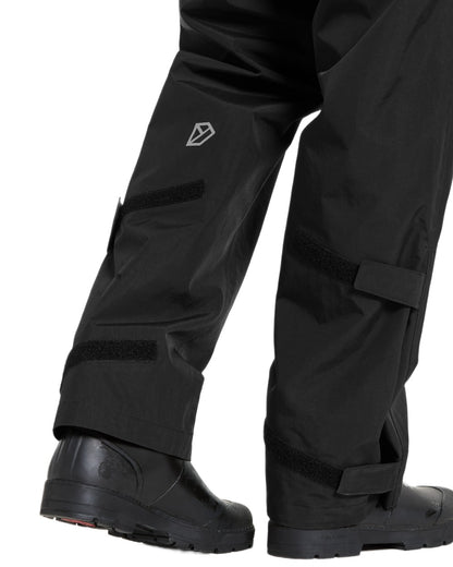 Black coloured Didriksons Mens Grit Pants 4 on white background 