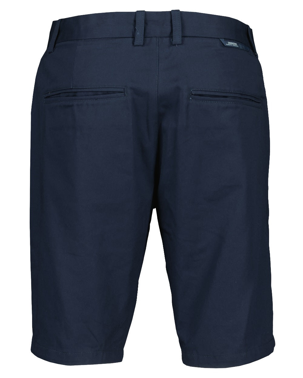 Navy coloured Didriksons Mens Hakon Shorts on white background 