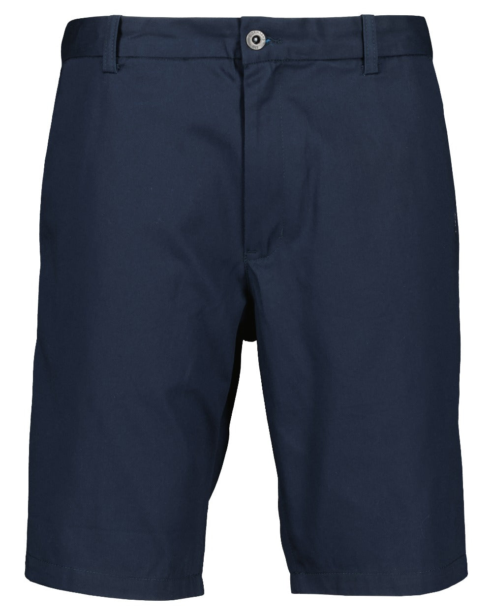 Navy coloured Didriksons Mens Hakon Shorts on white background 