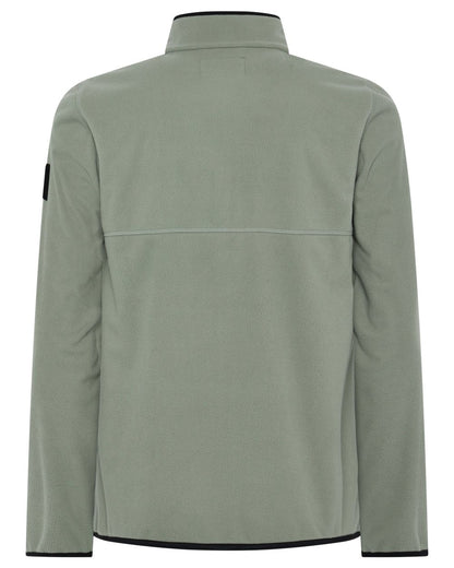 Wilted Leaf coloured Didriksons Mens Hans Windproof Full Zip Fleece on white background 