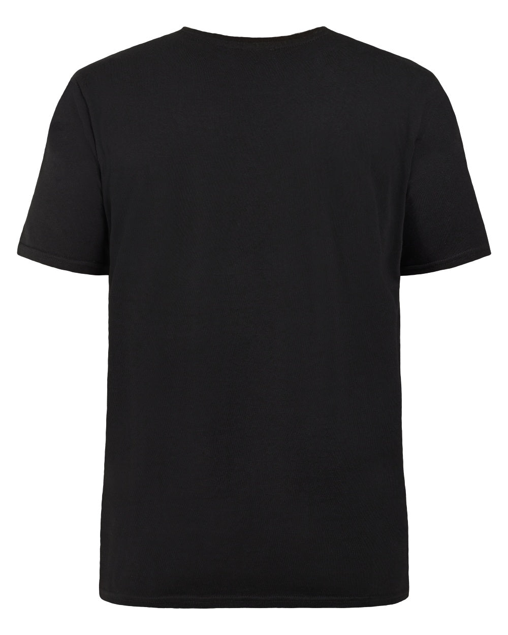 Black coloured Didriksons Mens Harald Ocean T-Shirt on white background 