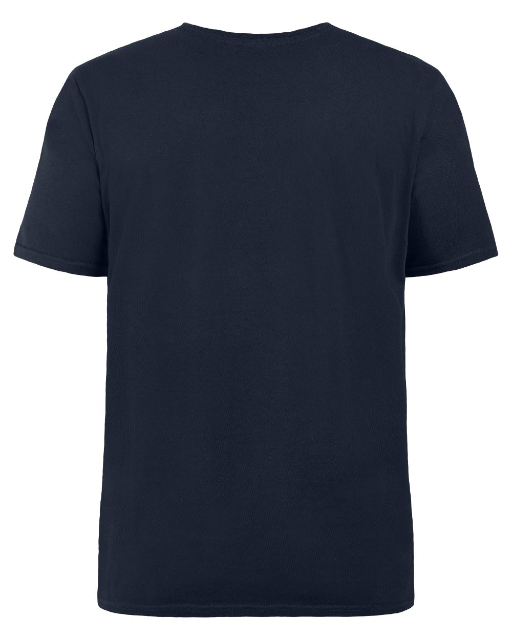 Dark Night Blue coloured Didriksons Mens Harald Ocean T-Shirt on white background 