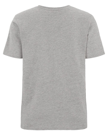 Grey Melange coloured Didriksons Mens Harald Ocean T-Shirt on white background 