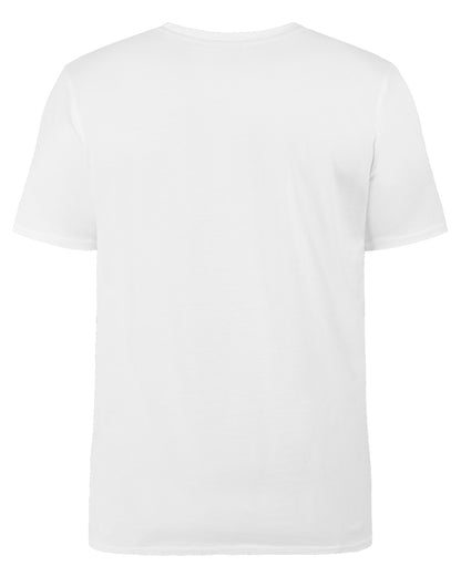 Snow White coloured Didriksons Mens Harald Ocean T-Shirt on white background 