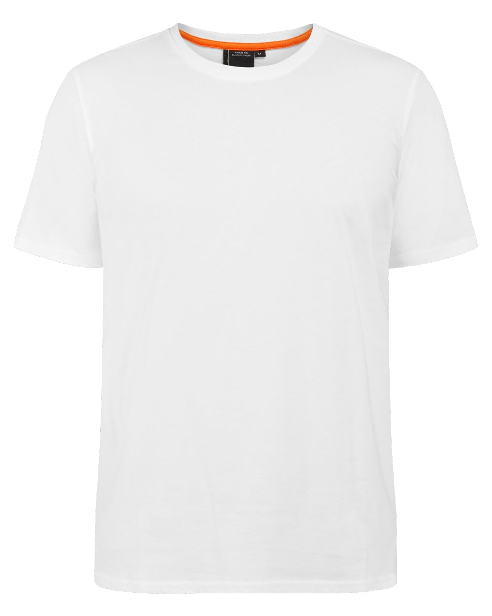 Snow White coloured Didriksons Mens Harald T-Shirt on white background 