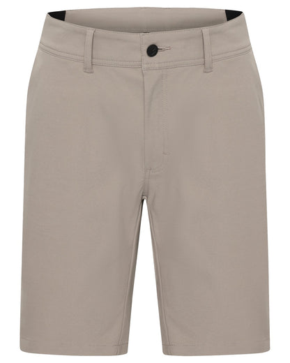 Ash Brown coloured Didriksons Mens Ian Shorts on white background 