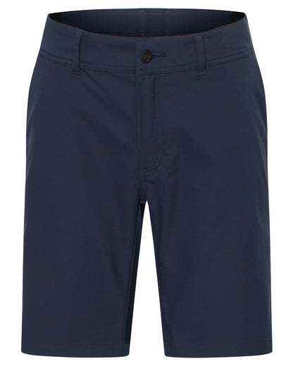Dark Night Blue coloured Didriksons Mens Ian Shorts on white background 