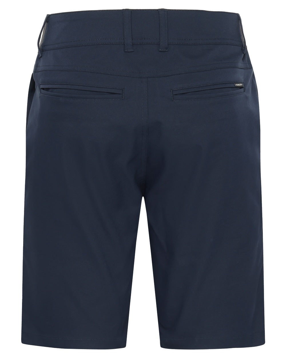 Dark Night Blue coloured Didriksons Mens Ian Shorts on white background 
