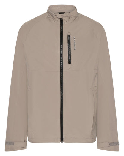 Ash Brown coloured Didriksons Mens Jesper Jacket on white background 